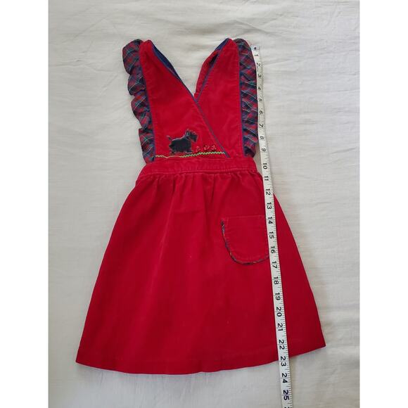 Vintage Scotty Crossfront Cord Dress 5t - Picture 4 of 6